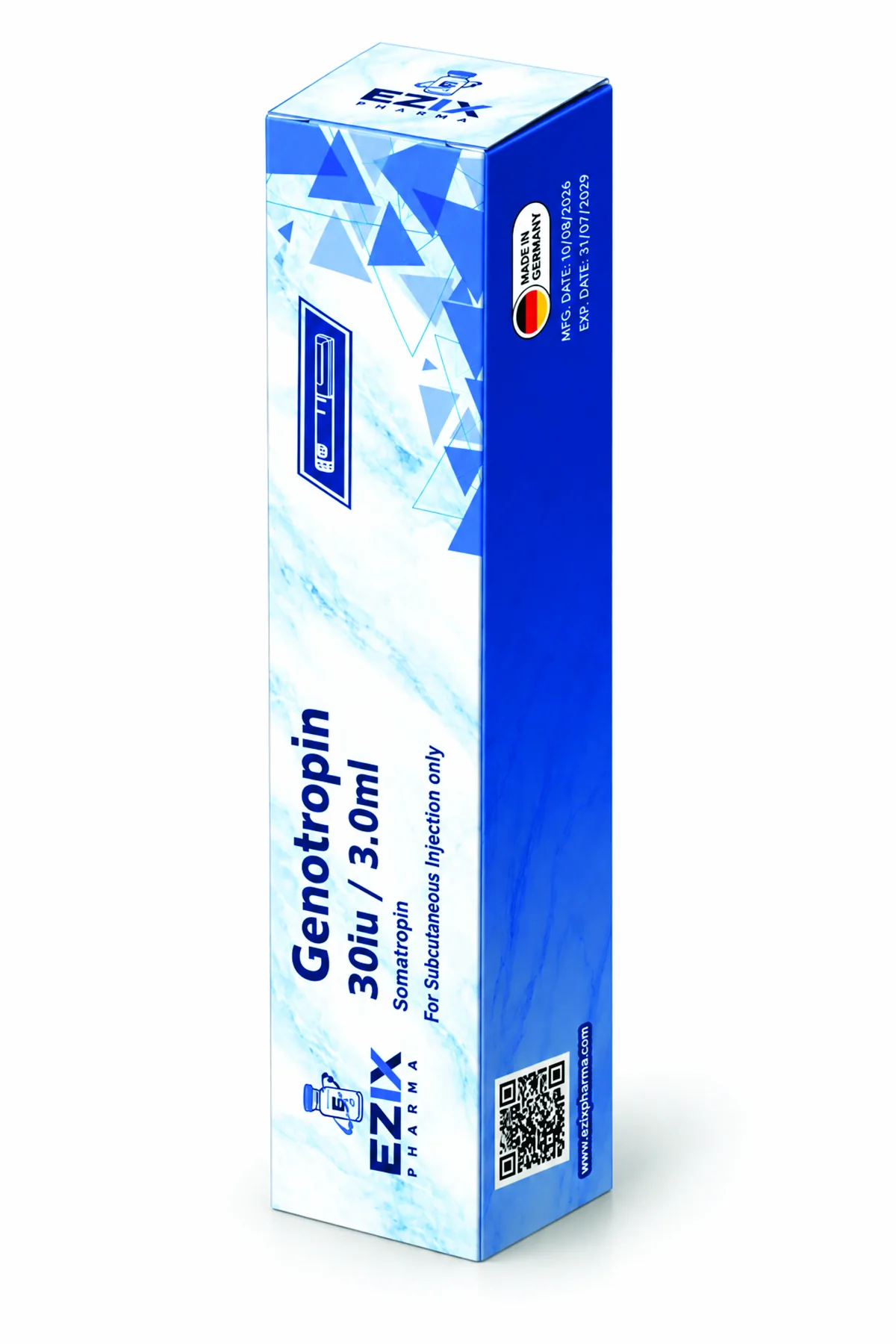 Gendotropin 30 IU Ezix Pharma carton